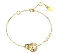 GUESS 4G Forever Double Circles Bracelet Yellow Gold