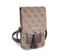 Guess 4G Uptown Wallet Bag, Braun - Phone Compartment