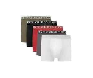 Guess 5 Days Pack Boxer Trunk U4YG16K6YW1 Multicolore F56E (IT, Testo, M, Regular, Regular, Multicolore F56E)