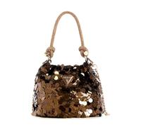 Guess Handtasche Holiday Shine Mini Bag 16 cm gold/bronze Größe T.U