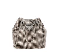 GUESS - Abendtasche Zalina Pouch Silver Silber