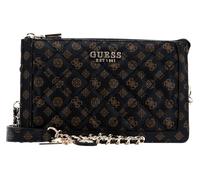 GUESS Abey Multi Compartment Xbody Mocha Logo