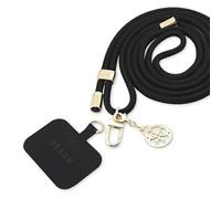 Guess Abnehmbarer Crossbody-Gurt und 4G-Anhänger (Gold & Schwarz)
