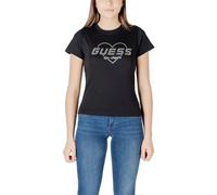 Guess Active Damen Glamour T-Shirt Schwarz - Größe: S