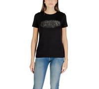 Guess Active Damen T-Shirt Schwarz mit Print - Größe: S