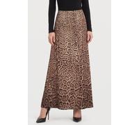 GUESS Alanis Midi Skirt Charming Leopard Deg Größe: 44 | Midiröcke Outlet | Damen