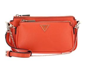 GUESS Alexie Double Pouch Crossbody Orange
