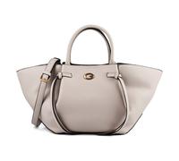 GUESS Damen-Handtasche Allegra Girlfriend Satchel – Henkeltasche/Schultertasche – Bone