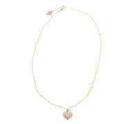 GUESS Amami Halskette aus vergoldetem Stahl, JUBN04030JWYG, Silber, Kein Edelstein