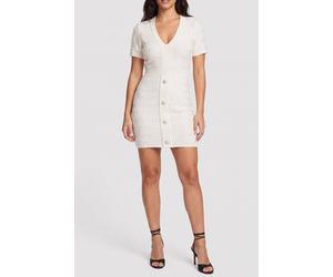 GUESS Amelia Short Sleeve Macadamia Größe: 38 | Minikleider Outlet | Damen