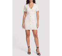 GUESS Amelia Short Sleeve Macadamia Größe: 40 | Minikleider Outlet | Damen