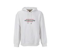 GUESS American Tradition Hoodie, Reines Weiß, X-Large