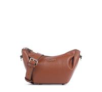 GUESS Damen Amorette Top Zip Shoulder Bag Umhängetasche, Cognac