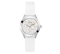 Guess Damenuhr GW0381L1 PEARL – 36 mm, Perlen und Strasssteine auf dem Zifferblatt, Weiß
