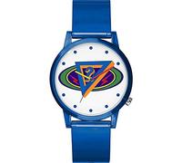Guess Herrenuhr J Balvin V1049M1 – analog, Quarzwerk, Plastikarmband, 42 mm, blau