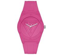 GUESS Analoge Armbanduhr für Unisex, Rosa, Streifen