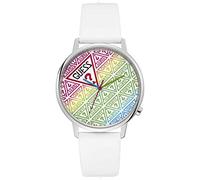 Guess Analoge Damen-Armbanduhr aus Quarz, mit Silikonarmband V1020M1, bunt, 42MM, V1020M1