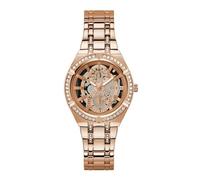 Guess Damenuhr Allara GW0604L3 – Quarz, Edelstahlarmband, 36 mm, Roségold