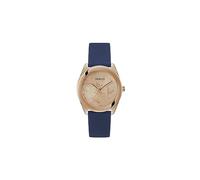 Guess Analoge Damenuhr Quarz mit Edelstahlarmband GW0665L2, blau, 40MM, Riemen