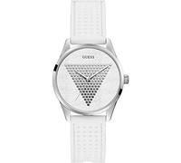 Guess Damen. Analog Quarz Uhr mit Silikon Armband W1227L1