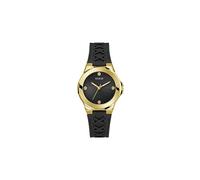 GUESS Analoge Quarzuhr für Damen mit Edelstahlarmband GW0599L2, goldfarben, Streifen