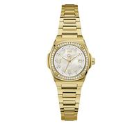 Guess Analoge Quarzuhr für Damen mit Edelstahlarmband Z12005L1MF, Gold