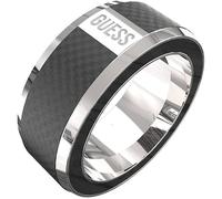 Guess Herrenring aus der Kollektion Racer Tag Der Ring hat die Größe 22 trendy Artikelnummer JUMR04048JWSTBK, Hypoallergener Stahl