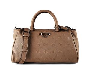 Guess Anise Henkeltasche dark taupe logo Damen