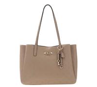 GUESS Anise Multi Compartment Tote Dark Taupe Logo