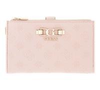 GUESS Geldbörse Anise SLG Double Zip Organizer Light Rose Logo rosa
