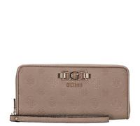 Guess Anise SLG Large Zip - Geldbörse 12cc 20 cm (dark taupe logo)