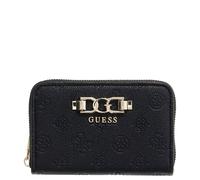 Guess Anise Slg Medium Zip Around black logo