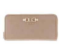 Guess Geldbörse Anise SLG Large Zip – 12cc, 20 cm – dunkel taupe Logo