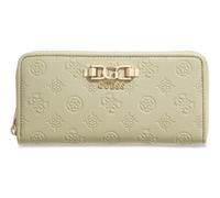 GUESS Anise SLG Zip Around Wallet L Sage Logo