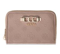 GUESS Anise SLG Zip Around Wallet M Dark Taupe Logo