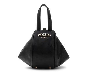 GUESS Anise Top Handle Pouch Black Logo