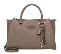 Guess Anise Triple Comp Satchel - Henkeltasche 30.5 cm (dark taupe logo)