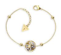 GUESS Armband 4G Logo Boule JUBB01394JWYGS Marke, Einheitsgröße, Unkostbare Metalle, Kein Edelstein