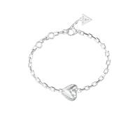 GUESS By Your Side 13mm Heart Bracelet S Rhodium