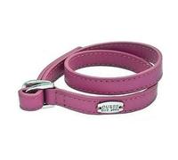 Guess Armband UBB21302 38cm Rosa Silber Leder Damen Schmuck