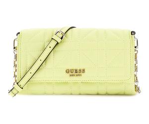 GUESS Assia Crossbody Flap Organizer Chartreuse