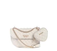 Guess Schultertasche Atabey 22 cm Weiß
