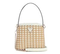 Guess Damenhandtasche Atalia Crossbody-Bucket Natur/Weiß Einheitsgröße