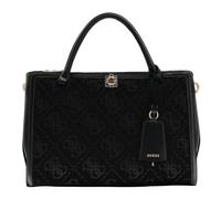 GUESS Audrey Logo Girlfriend Satchel Black Logo