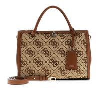 GUESS Audrey Logo Girlfriend Satchel Latte Logo