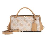 GUESS Audrey Logo Girlfriend Satchel S Beige Logo