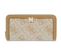 GUESS Audrey Logo SLG Zip Around Wallet L Beige Logo