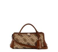 GUESS Handtasche Audrey Girlfriend Satchel – Latte-Logo – Größe S