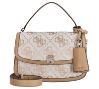 GUESS Audrey Logo Convertible Xbody Flap Beige Logo