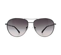 Guess Aviator Damen Glänzend Leicht Nickeltin Grau Farbverlauf GF6157 Einheitsgröße